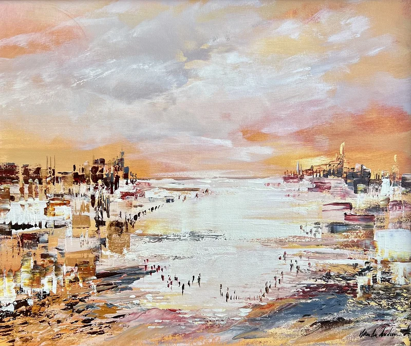 Akrylmålning Toscana Dust av Anne-lee Andersson