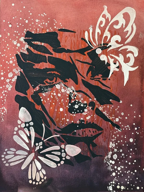 Akrylmålning Mitt andra jag av Ann-Christin (Acmpainting) Martinsson