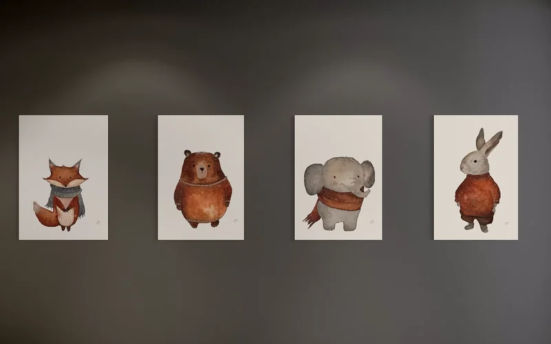 Vykort barnmotiv av Jenny Jonesjö