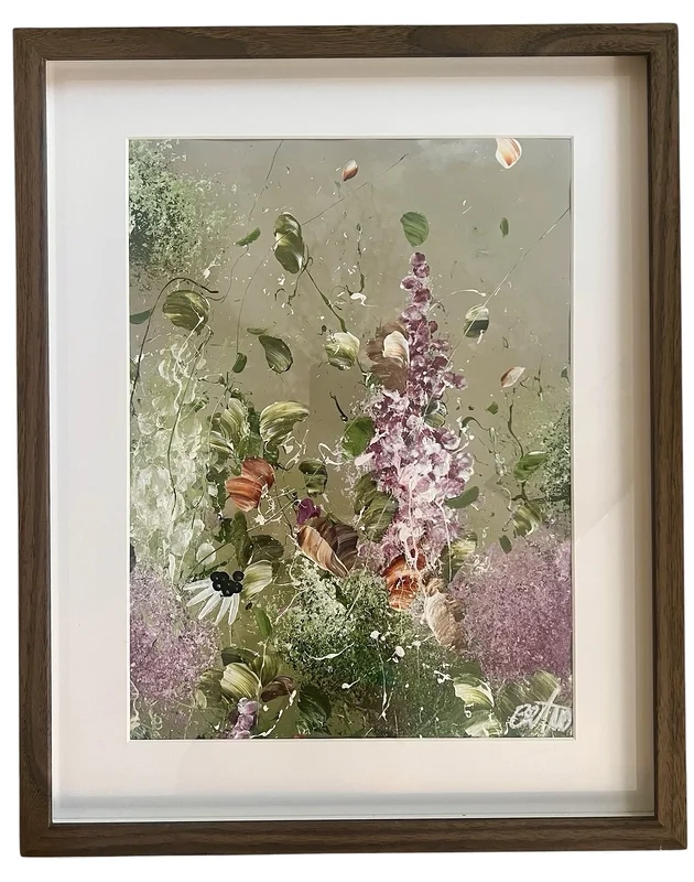 Akrylmålning Bramble & Bloom av Anna Artistockholm Brandt