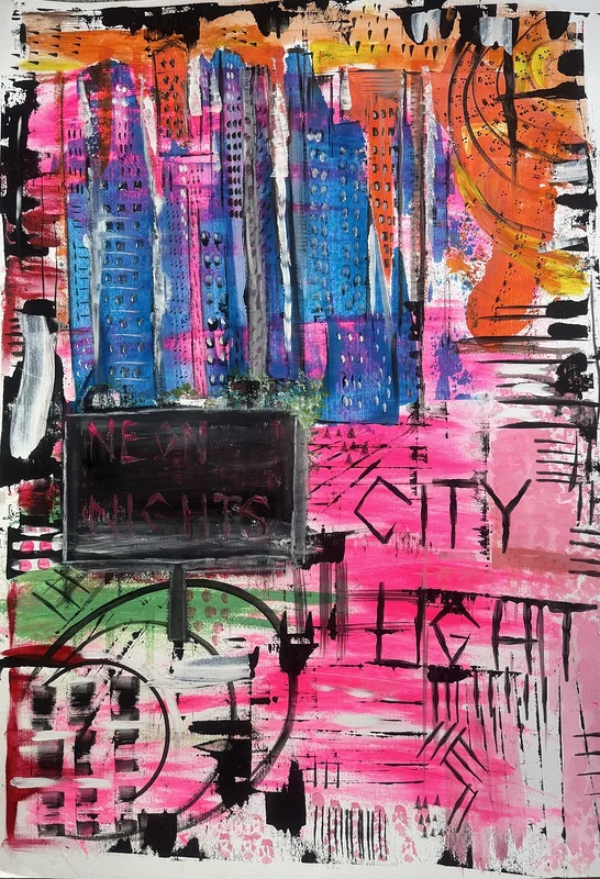 NEON NIGHTS av Monica Rose Bergström (Monixx)