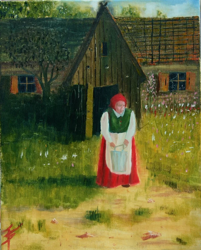 Oljemålning av Julius Sörum