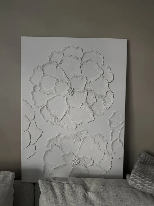 Spackel tavla blommor av Moa Carlsson