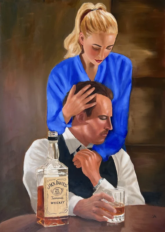Oljemålning Silent Comfort av Sonny Andersson