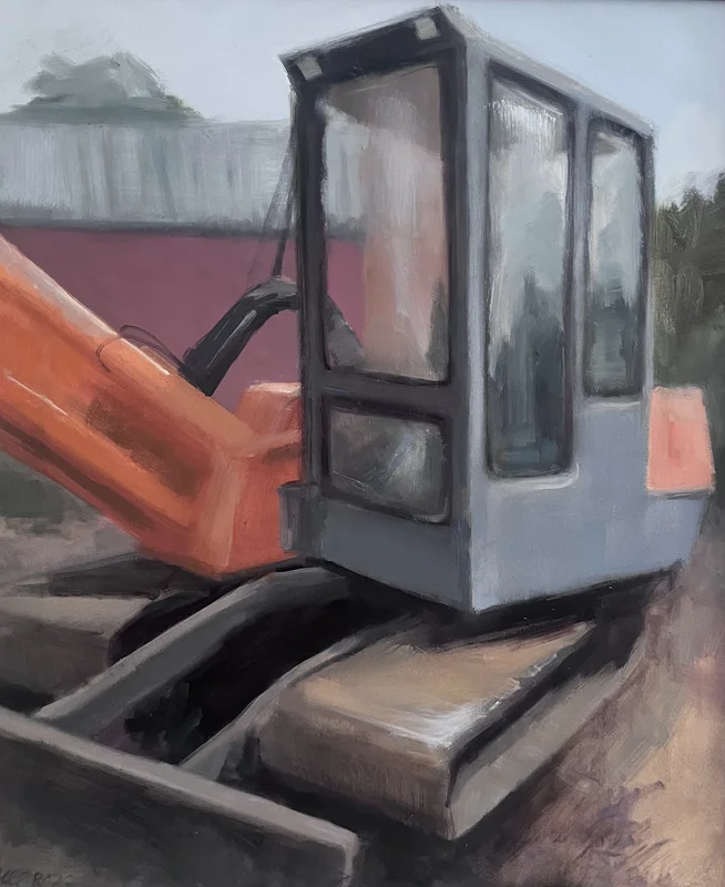 Oljemålning Herrö 6 av Marie-Louise Cajback
