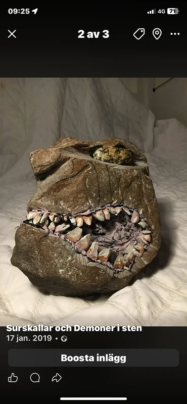 Skulptur Surskalle av Peter Olsson