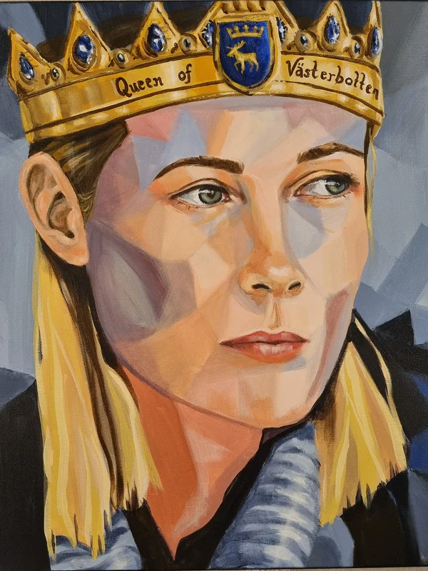 Akrylmålning av Cecilia Lundberg