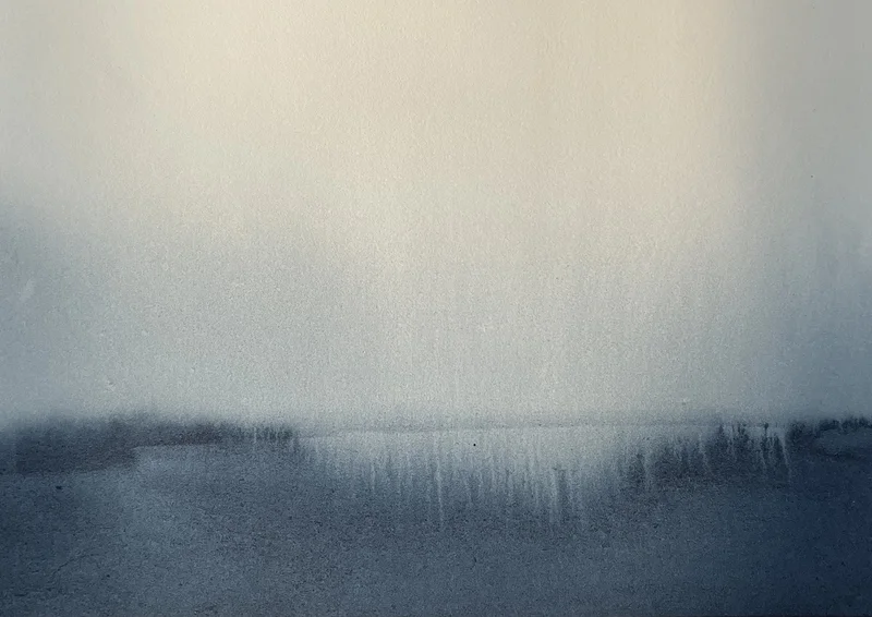 Akvarell Silence av Susanne Lindh