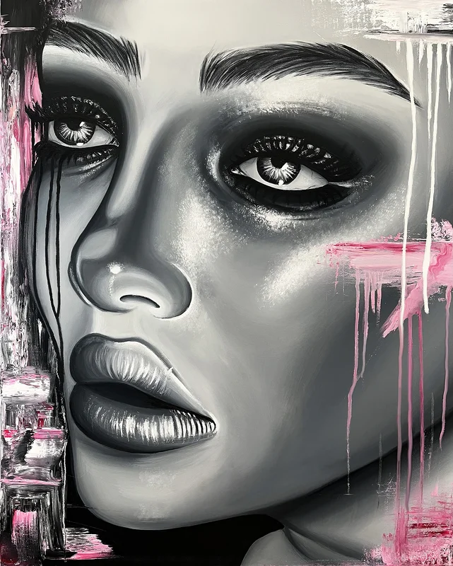 Oljemålning Unconditional - Original painting av Emilia Olofsson