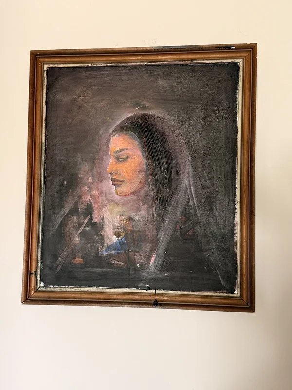 Akrylmålning Female av Revar Lagelli
