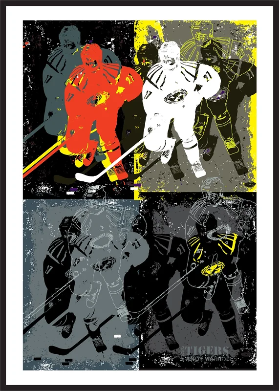 Tigers goes Andy Warhol av Ola Carlberg