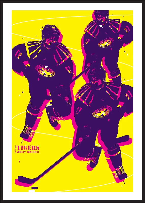 Tigers goes Andy Warhol av Ola Carlberg