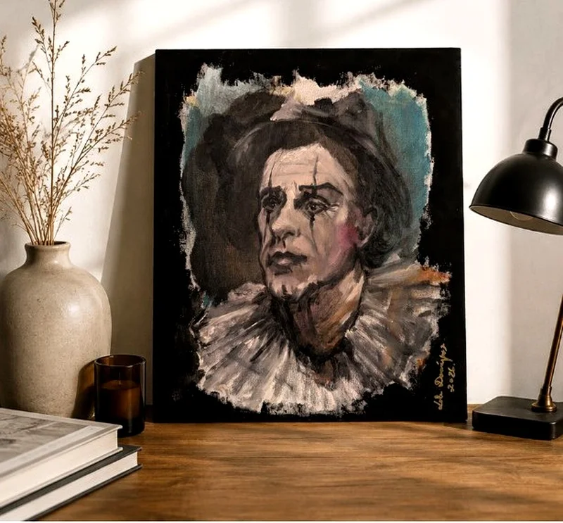 Oljemålning Upptäckt Känsla av Lola Amethyst