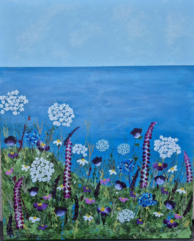 Akrylmålning av Anna Österberg