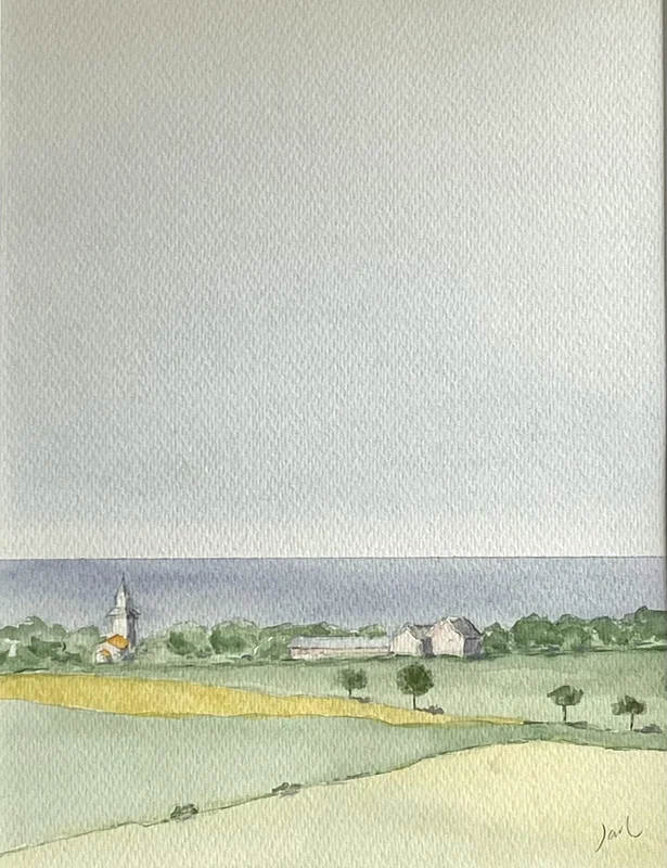 Akvarell av Jarl Johansson