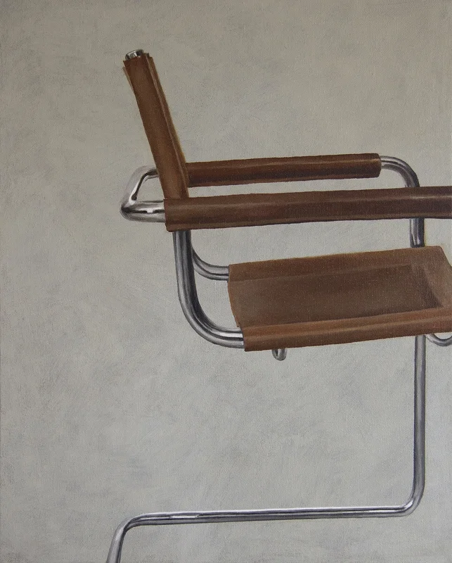Oljemålning Bauhaus av Julia Hallström Hjort