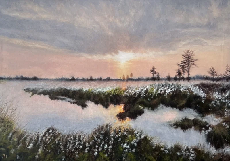 Oljemålning Awakening av Jessica Mac Guinness