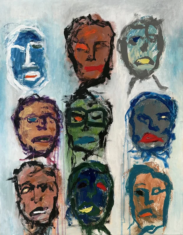 Akrylmålning Frame of mind av Peter Frejeberg