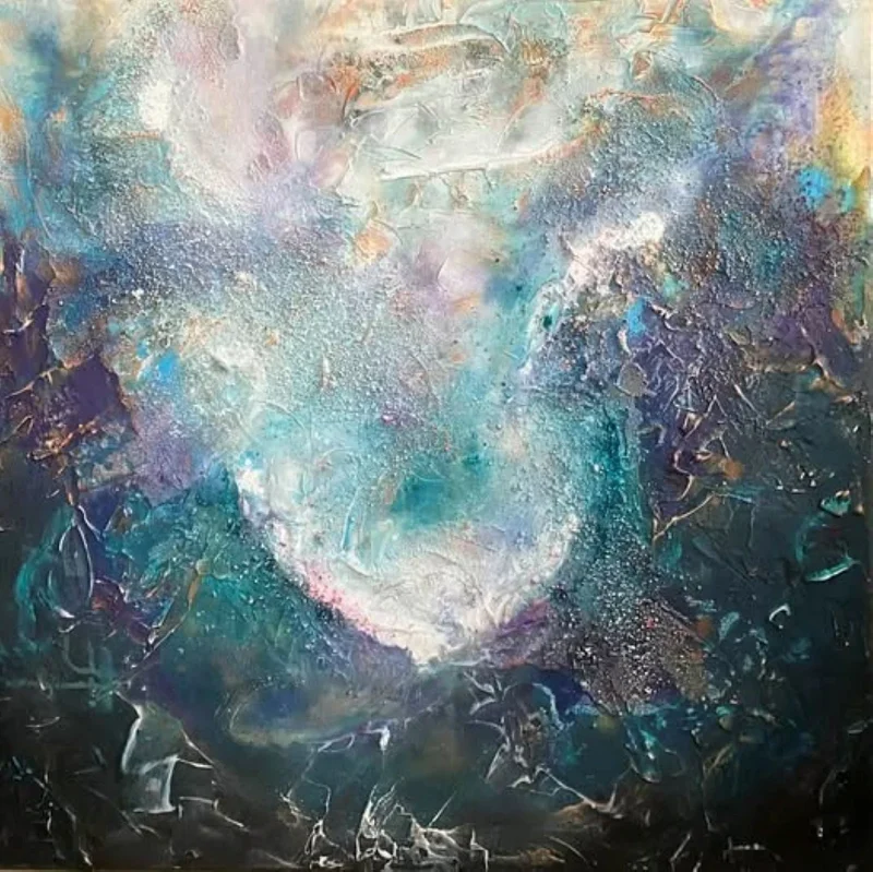 Akrylmålning The light within av Marilyn Miller