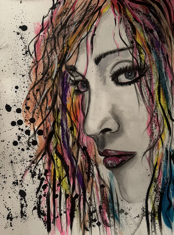 QUIET GAZE av Monica Rose Bergström (Monixx)