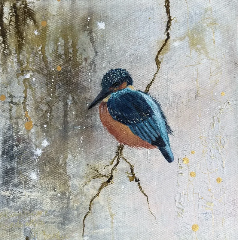 Kungsfiskare - Fine Art Print av Monica Berglin