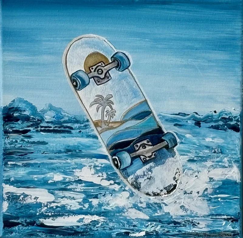 Riding Blue av Susanne Ahlberg