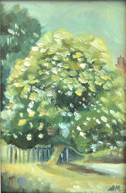 Oljemålning Soft light av Anastasiia Mazeina