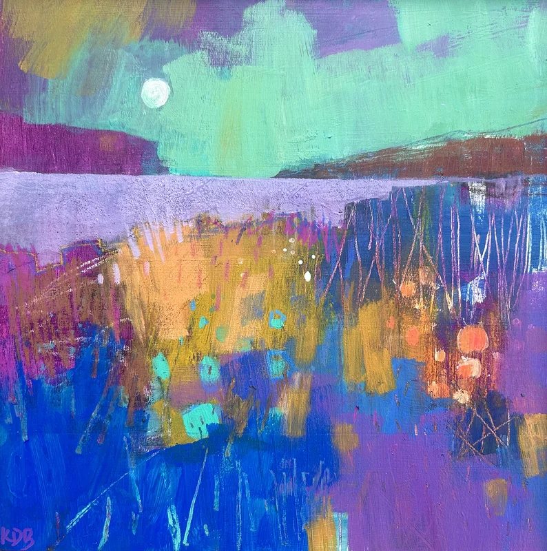Moonlight sweetly sleeps av Katie Dalros-Bingham