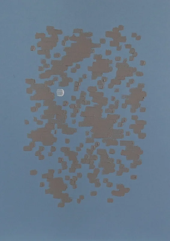 Akrylmålning The moon is shining and the leaves are singing 6 av Panisa Jermhansa