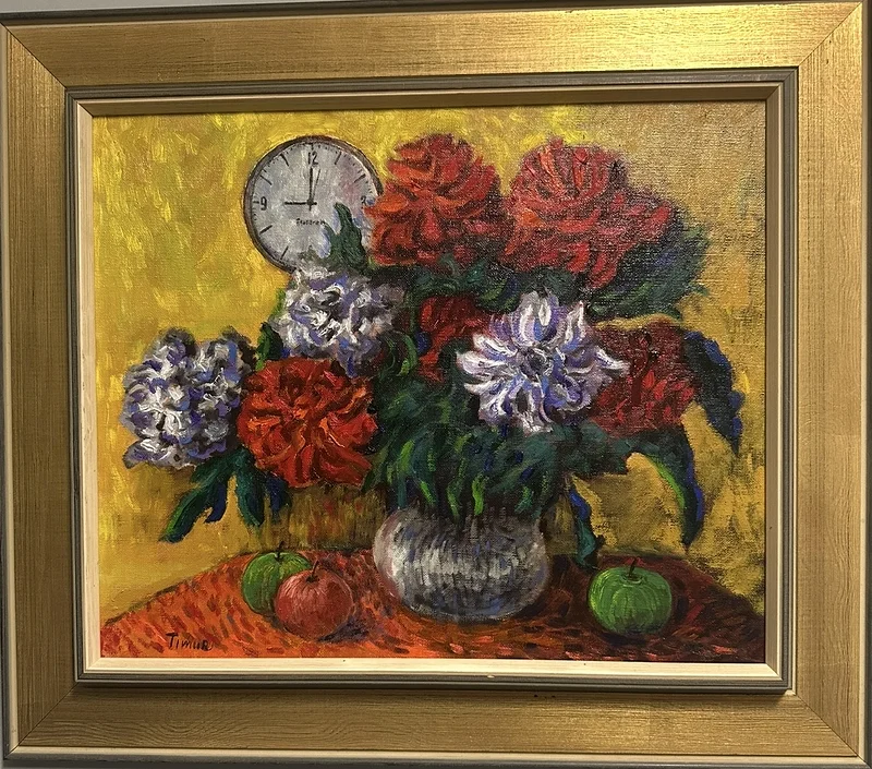 Oljemålning Blommor av Timur Abdulaev