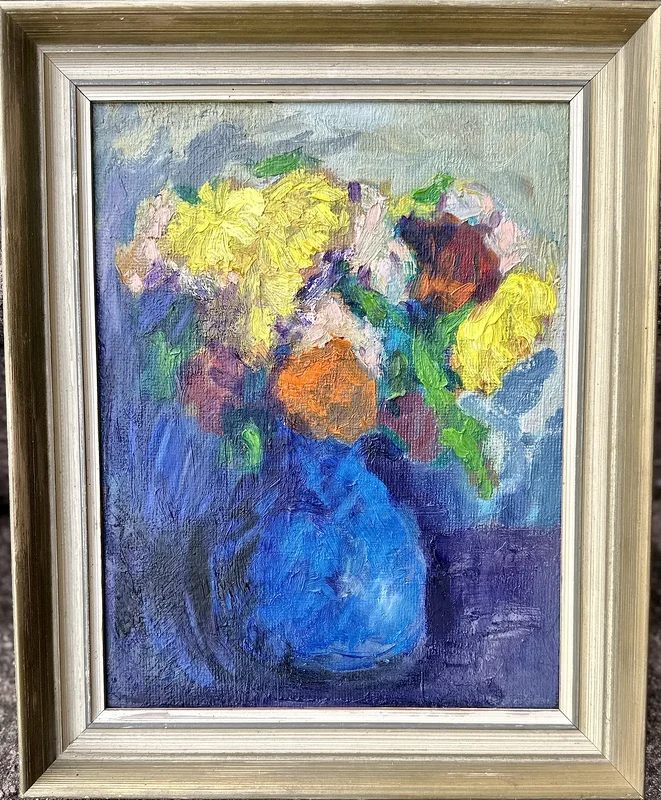 Oljemålning Blommor av Timur Abdulaev