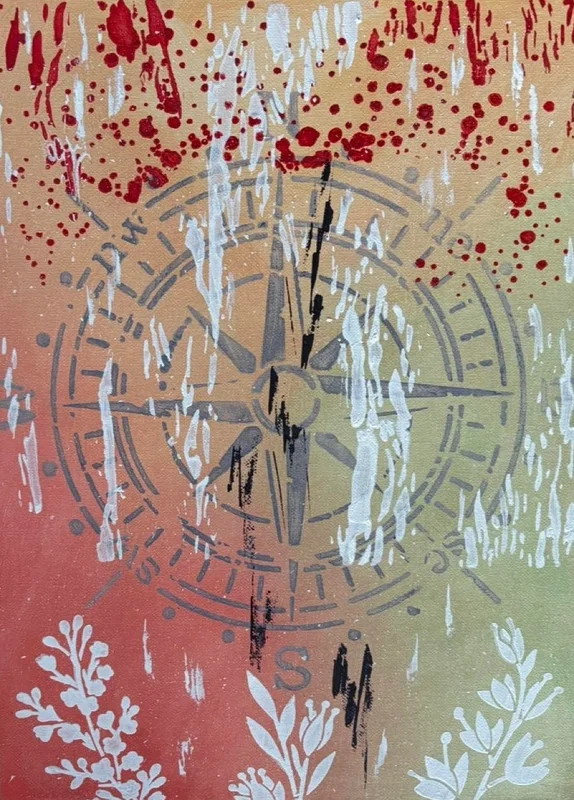 Akrylmålning Översikt - Hitta hem - 1 av 2 av Ann-Christin (Acmpainting) Martinsson