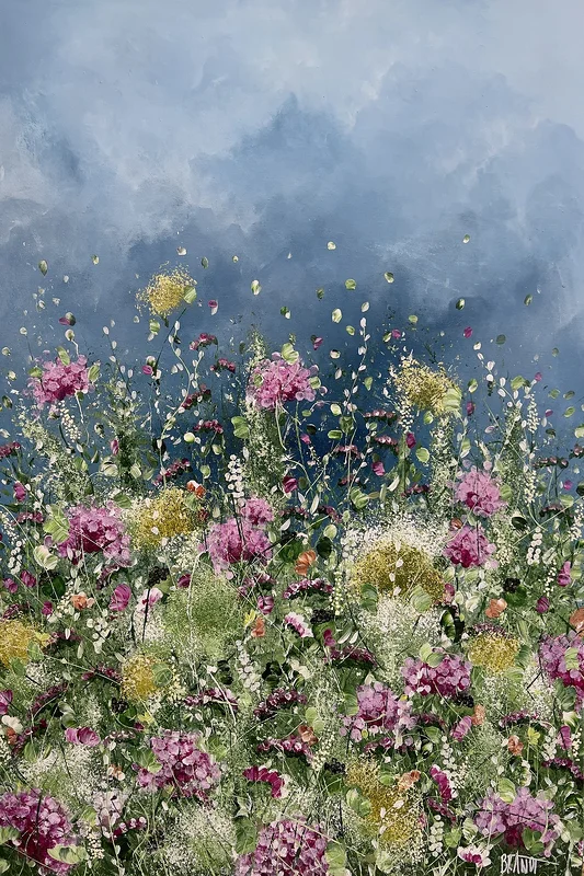 Akrylmålning Where the Wild Grows av Anna Artistockholm Brandt