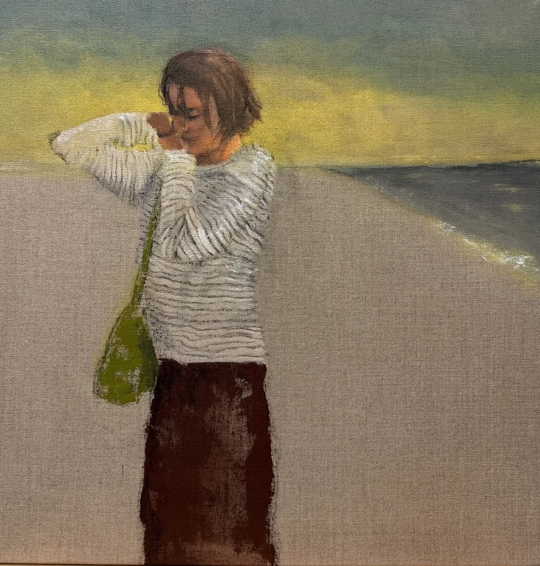 Oljemålning Newport Beach I av Charlotta Eker