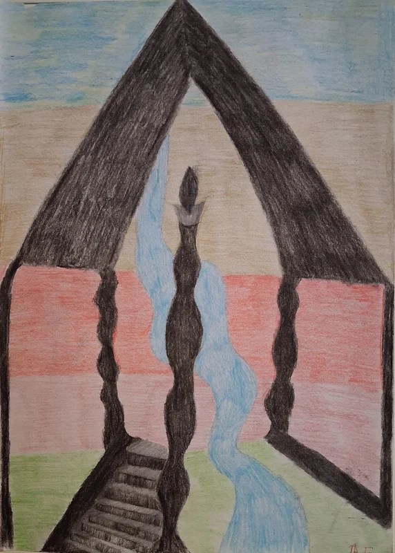 The Altar by the river av Veronica Domachowska