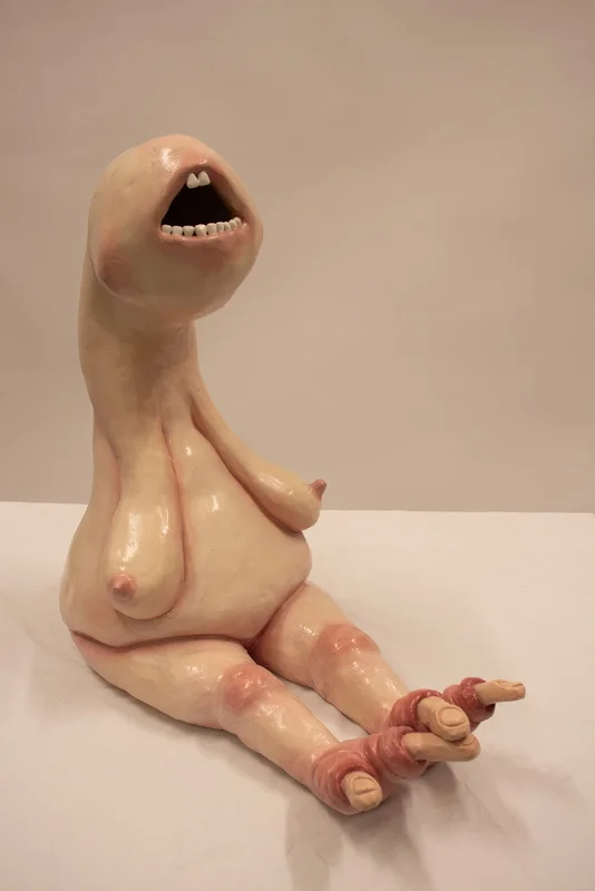 Skulptur En apatisk läsare av Sara