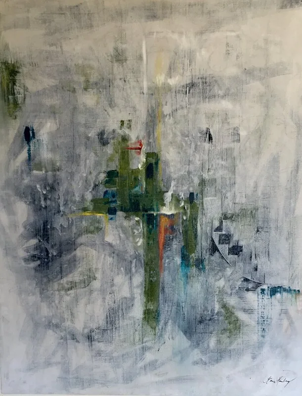 Akrylmålning Uppvaknandet av Maria Hamberg