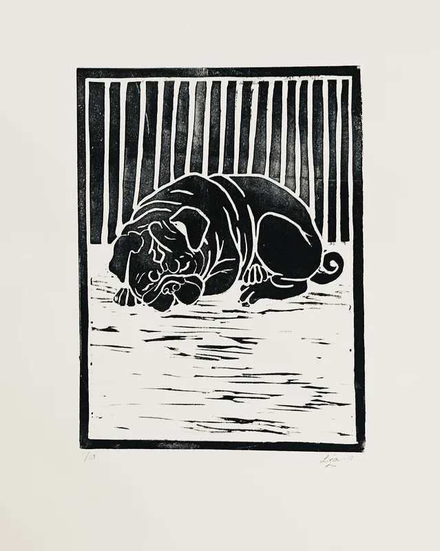 Sovande hund av Lina Larsson