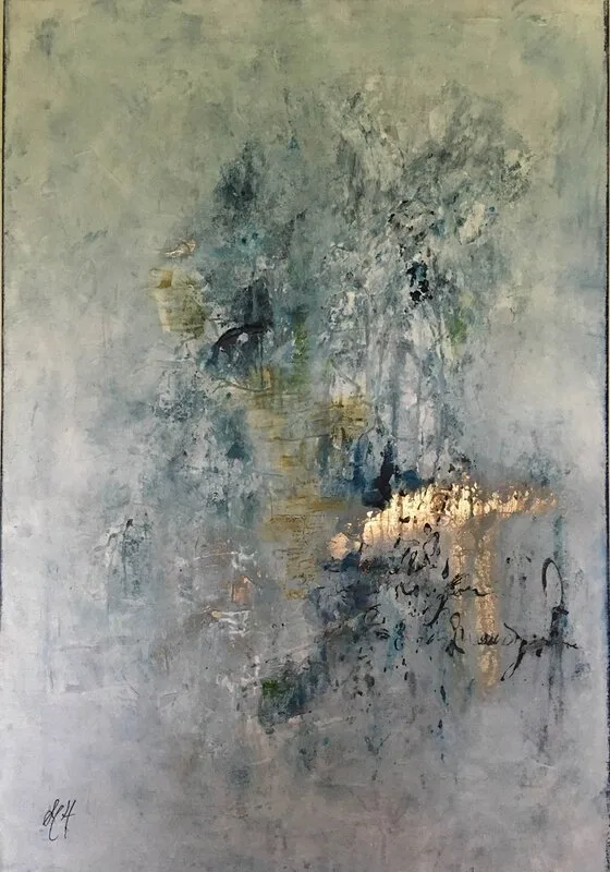 Akrylmålning I Mitt Inre av Maria Hamberg