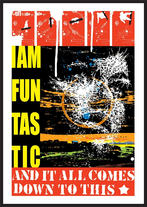 Juxtapop - A Poptrash Arternative / I am funtastic av Ola Carlberg