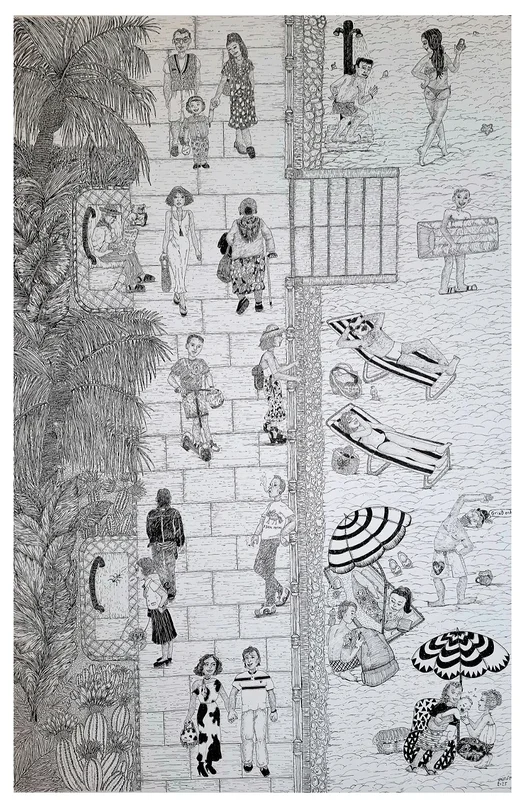 Málaga 2 av Judith Miró Rodriguez
