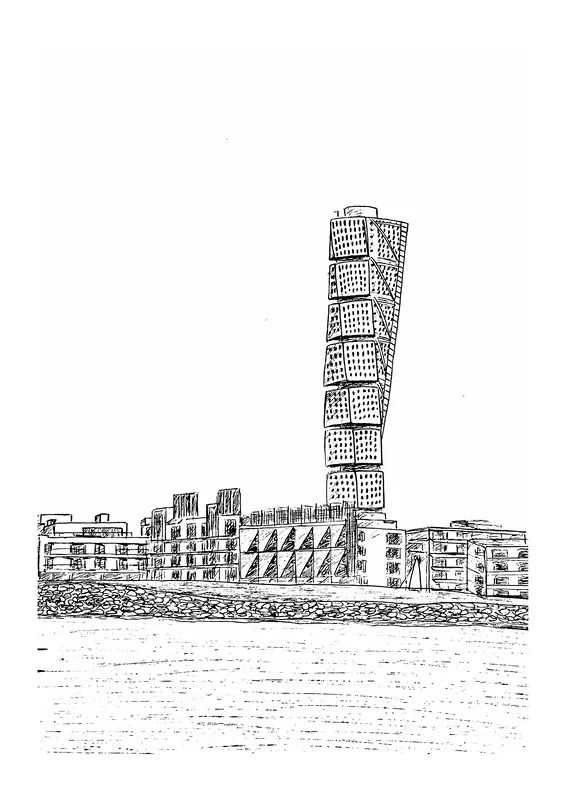 Turning Torso, Malmö av Anastasia Volfson