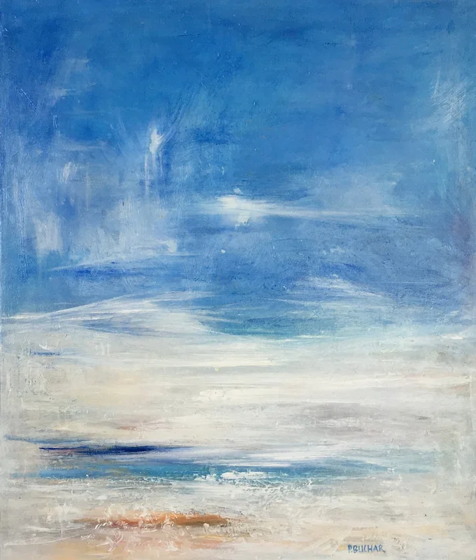 Oljemålning Stillness av Peter Buchar