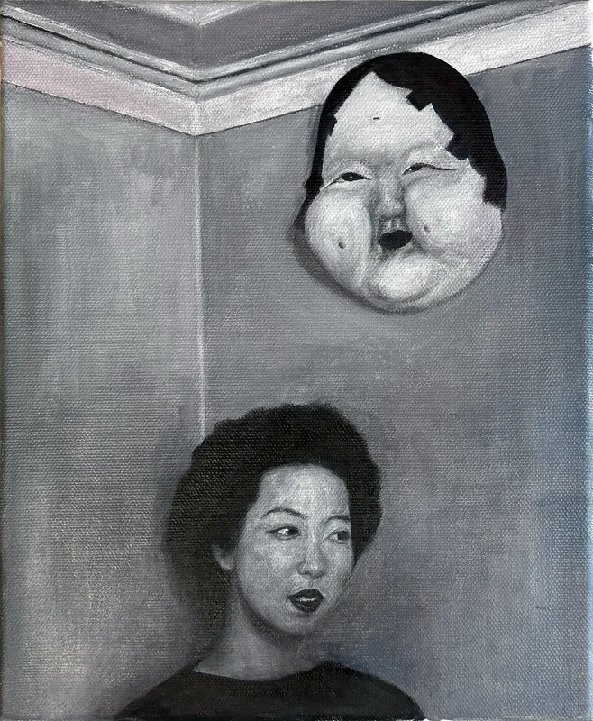 Oljemålning Eileen av Pupi Jing Wang