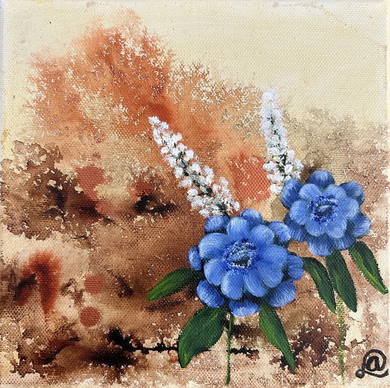 Stillness – Earth tones #4 av Art By Lycke / Ann-Sofie Lycke