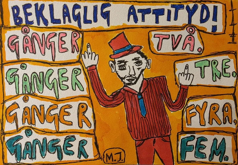 Beklaglig attityd! av Mikael Jonsson