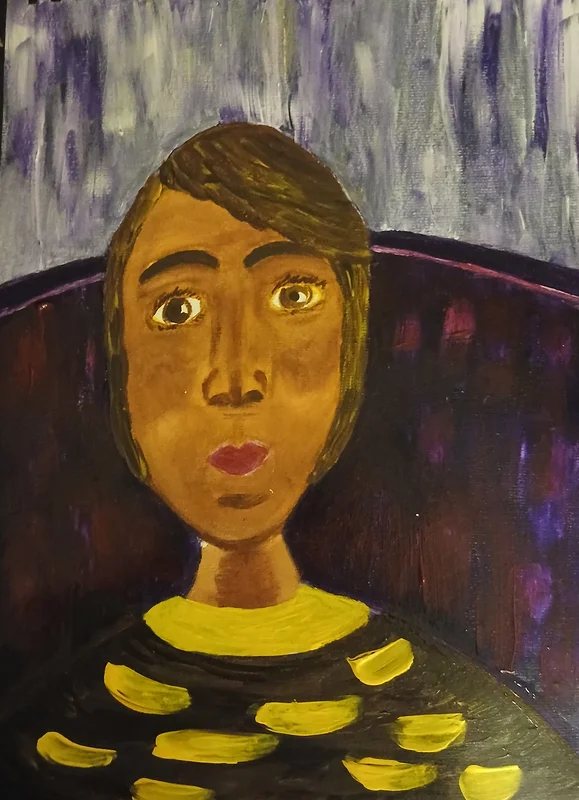 Akvarell Bruno av Monica Hamberg