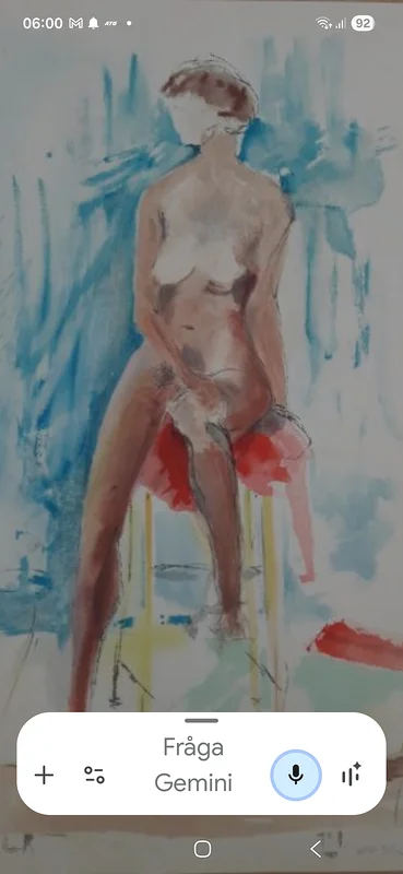 Sitting model av Sharpartcollection Al Wagiella