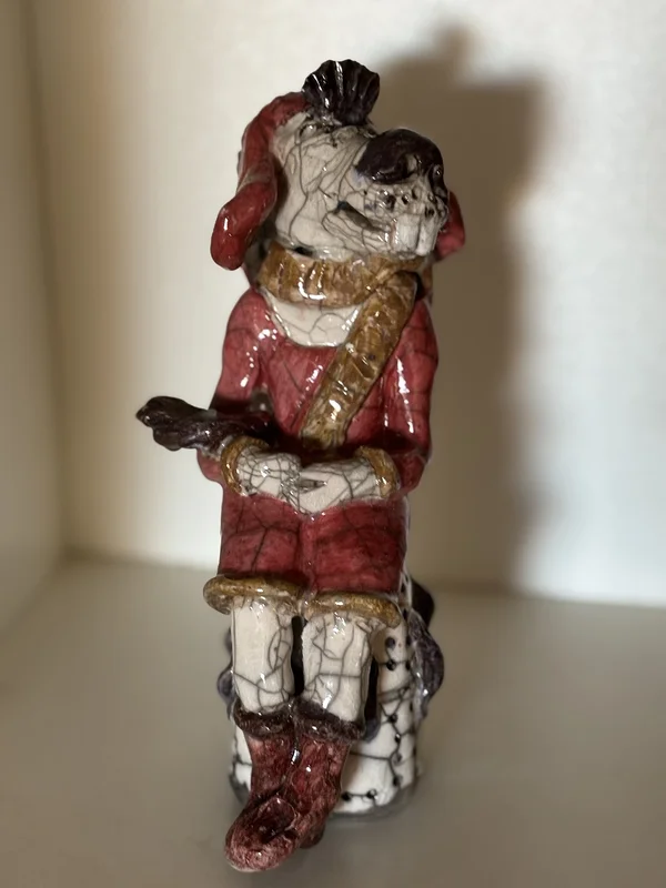 Skulptur Doris Drömmare från Boxholm av Åsa Lindh