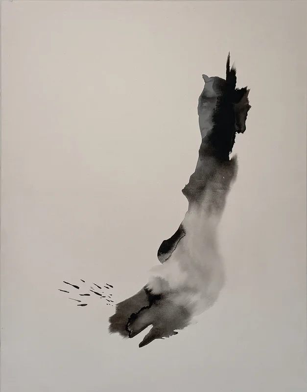 Akrylmålning Rorschach 3 av Radka Isbrandt